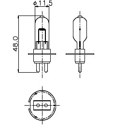 T-3 1/4 PG22