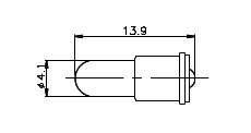 T-1 1/4 Midget Flanged Special 737