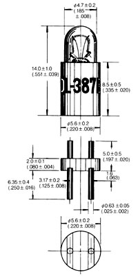 T-1 3/4 BPR Lamp 375