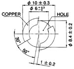 Neowedge T-1 1/4 NWA8.5 4032NWA8.5