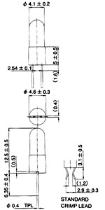 T-1 1/4 BPI PC Board Lamp 4222