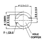 T-1 1/2 PBA PCB Lamp Bayonet 5015