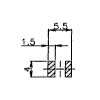 T-1 1/4 SMC/H PC Board SMD Lamp 4009