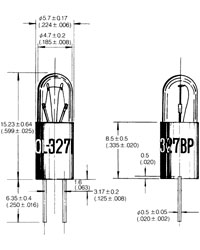 T-1 3/4 Bi-PIN 6133