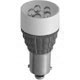 BA9 5 LED Cluster Red 230BR