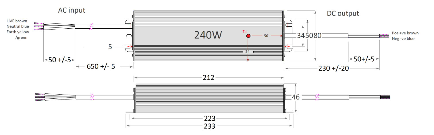 EUP LED drivers 240/700