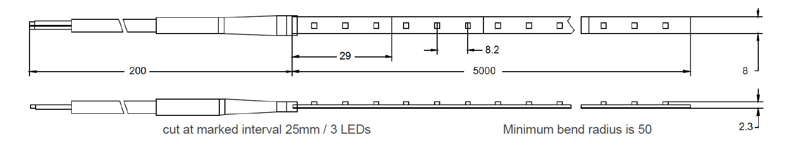 FlexiLED-BA120 Outdoor Warm White