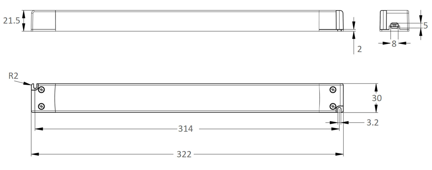 LED Driver Unit 150/24 SL